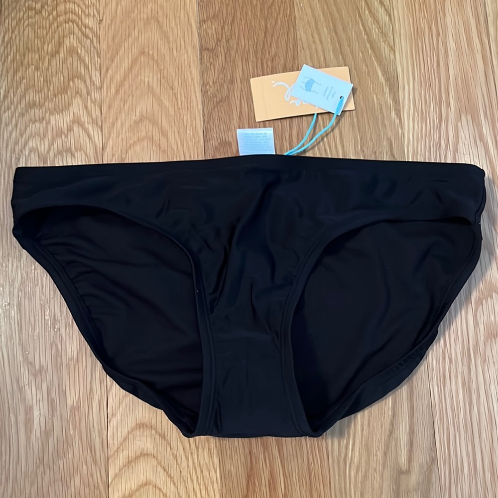 NWT black bikini bottoms